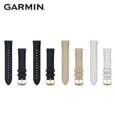 GARMIN Quick Release 20mm 原廠皮革錶帶 vivomove Luxe