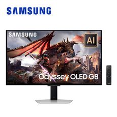 SAMSUNG 32吋Odyssey OLED G8 平面電競顯示器 S32DG802SC 螢幕