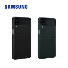 SAMSUNG Galaxy Z Flip3 5G F7110 原廠皮革背蓋 保護殼 公司貨