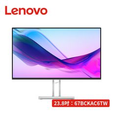 Lenovo 聯想 23.8吋 L24i-4A FHD 平面顯示器 67BCKAC6TW 電腦螢幕