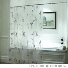EVA 優雅&純色 寬180x高180 & 寬180x高200系列 高品質 防水浴簾 隔間簾 防止