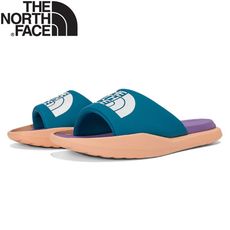 The North Face 女 Triarch Slides拖鞋《藍紫/粉橘》5JCB/休閒拖鞋/