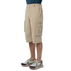 Wildland 荒野 男 N66彈性機能貼袋七分褲《小麥色》0B11370/休閒運動褲/抗UV輕量