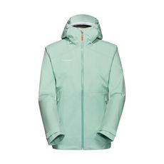 MAMMUT 長毛象 女 Convey Tour HS AF 防風防水連帽外套《薄荷綠》1010-2