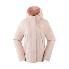 The North Face 女 防風防潑水連帽外套 AP《粉》89Y2/防風外套/衝鋒衣/軟殼外套