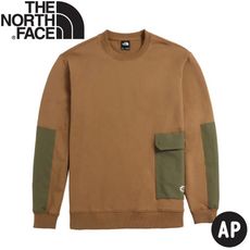 The North Face 男 長袖上衣AP《卡其/綠》4U8Q/薄長袖/春夏款/長袖T恤