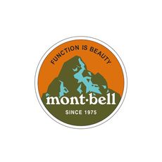 Mont-Bell 日本 MONT-BELL CIRCLE貼紙《橘》1124854/登山/LOGO/