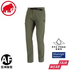 MAMMUT 長毛象 男 Aegility Slim Pants 多功能快乾健行褲 AF《綠鬣蜥》1