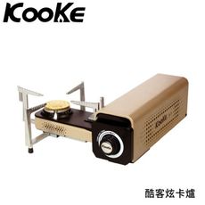 Kooke 酷客 炫卡爐 升級版《香檳金》2.8KW/S-1/炊具/爐具/瓦斯爐/戶外/露營/烤肉架