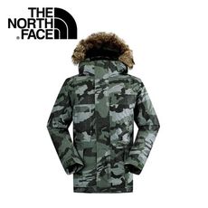 The North Face 男 HV 550 fill 羽絨外套《褐灰綠迷彩》CA5M/防水/透氣