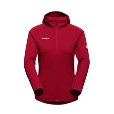 MAMMUT 瑞士 Aconcagua ML Hooded Jacket 女 連帽刷毛外套《緋紅》1