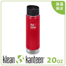 KLEAN KANTEEN 美國 20盎司KK寬口保溫鋼瓶(54mm)《寶石紅》保溫杯/保溫瓶/咖啡