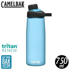 CamelBak 美國 750ml Chute Mag戶外運動水瓶RENEW《透藍》CB247040