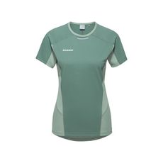 MAMMUT 長毛象 女 Aenergy FL T-Shirt AF 短袖T恤《深玉石綠/玉石綠》1