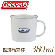 Coleman 美國 琺瑯馬克杯 380ml《白》CM-32359/咖啡杯/牛奶杯/琺瑯杯/湯杯/水