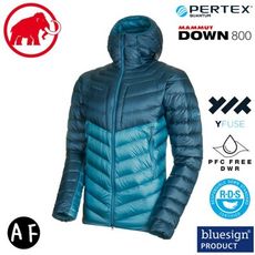 MAMMUT 男 Broad Peak IN AF 連帽羽絨外套《藍寶石/水鴨藍》1013-0114