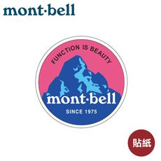 Mont-Bell 日本 MONT-BELL CIRCLE貼紙《粉紅》1124854/登山/LOGO