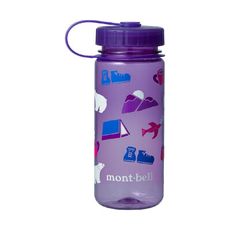 Mont-Bell 日本 PRINT CLEAR BOTTLE 0.5L #6印花透明水瓶《紫》11