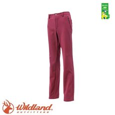 Wildland 荒野 女 SOFTSHELL直筒長褲《赭紅色》0A12307/工作褲/防風褲/雪褲