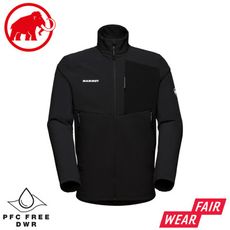 MAMMUT 長毛象 男 Madris ML Jacket 刷毛立領外套《黑/白》1014-0242