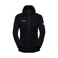 MAMMUT 長毛象 女 Aconcagua ML Hooded Jacket 刷毛連帽外套《黑》1