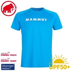 MAMMUT 長毛象 Splide Logo T-Shirt 男短袖衫《龍膽花》1017-00222