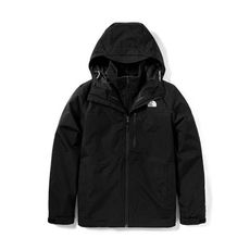 The North Face 男 DV防水兩件式刷毛保暖外套 AP《黑色》81RO/防風外套/連帽外