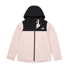 The North Face 女 DV防水連帽衝鋒衣 AP《粉》88FY/防風外套/連帽外套/風雨衣