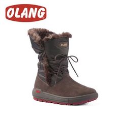 OLANG 義大利 HUPA OLANTEX 皮面防水雪靴《咖啡》1601/保暖/滑雪/雪地