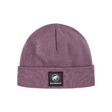 MAMMUT 長毛象 Fedoz Beanie 保暖針織反折豆豆帽《波動紫》1191-01090/保