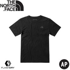 The North Face 女 排汗短袖T恤 AP《黑》4UB8/排汗衣/短T/休閒短袖/短袖上衣