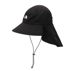 The North Face 透氣快乾護頸遮陽帽《黑》7WH2/輕質登山健行遮陽帽/圓盤帽