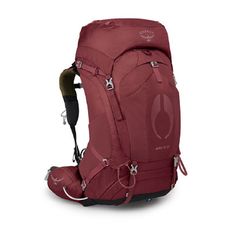 OSPREY 美國 Aura AG 50 M/L 登山背包《莓果冰沙紅》50L自助旅行/雙肩背包/行