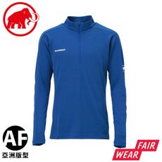 MAMMUT 長毛象 男 Performance Thermal AF 長袖保暖排汗衣《冰藍》101