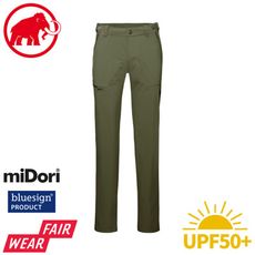 MAMMUT 長毛象 男 MA Runbold Pants 抗磨防曬機能長褲《綠鬣蜥》1022-01