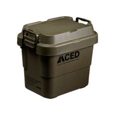 MCED 軍風二代平蓋加厚耐重收納箱-20L《軍綠》Q200-C/裝備箱/汽車收納/收納箱/露營收納