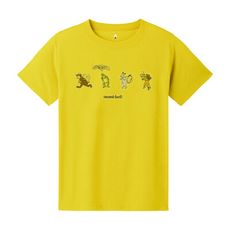 Mont-Bell 日本 童 WIC.T CHOUJYUU CAMP 短袖排T《黃》1114505/