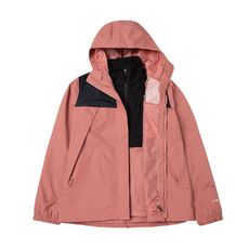 The North Face 女 DV防水兩件式刷毛外套 AP《黑/輕桃花心木》7QW6/防水透氣寬