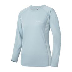 Mont-Bell 日本 女 COOL L/S 長袖排汗T恤《淺藍》1114630/排汗衣/薄長袖/