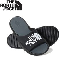 The North Face 女 Triarch Slides拖鞋《黑/白》5JCB/休閒拖鞋/海灘