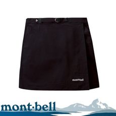Mont-Bell 日本 女 Stretch Od Wrap Shorts 褲裙《黑》1105583