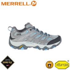 MERRELL 美國 女 MOAB 3 GORE-TEX防水登山鞋《淺灰/水藍》 ML035826/