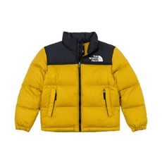 The North Face 童 1996 RETRO NUPTSE 羽絨外套《黃/黑》7WQO/防