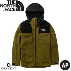 The North Face 男 DryVent兩件式防水化纖雪衣外套《橄欖綠》3M4M/防水外套/