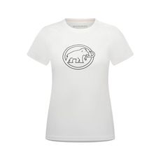 MAMMUT 長毛象 女 QD Logo Print AF 快乾短袖T恤《白 PRT4》1017-0