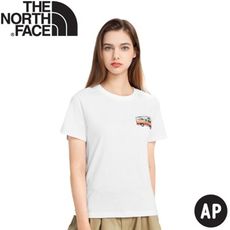 The North Face 女 BUS短袖T恤AP《白》4UBM/休閒短袖/圓領T恤