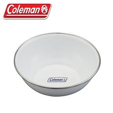 Coleman 美國 琺瑯碗《白》CM-32361/炊具/野餐野炊/戶外餐具/料理碗/碗盤/露營/登