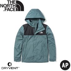 The North Face 男 DV防水可套接外套 AP《灰藍》4UAU/防風外套/連帽外套/衝鋒