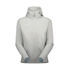 MAMMUT 長毛象 女 GRANITE SO Hooded AF 防潑水軟殼連帽外套《鉑金灰》10