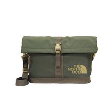 The North Face 插扣式可調節單肩包《煙燻綠》8BK6/斜背包/側肩包/情侶包